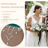 choice of all Silver Wedding Jewelry Set for Brides Bridesmaids