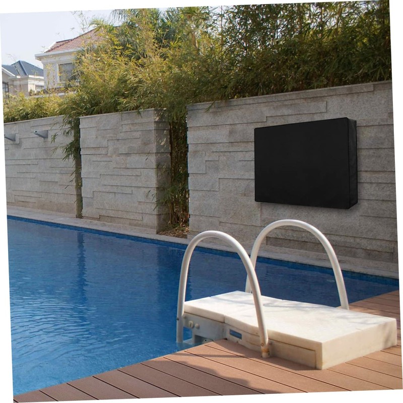 LALAFINA Outdoor Tv Cover Protector with Bottom Cover Flexible Screen