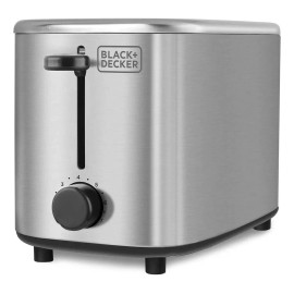 Black+Decker Tostador Black+decker Tr0011ss 2 Rebanadas 7 Niveles Color Plateado