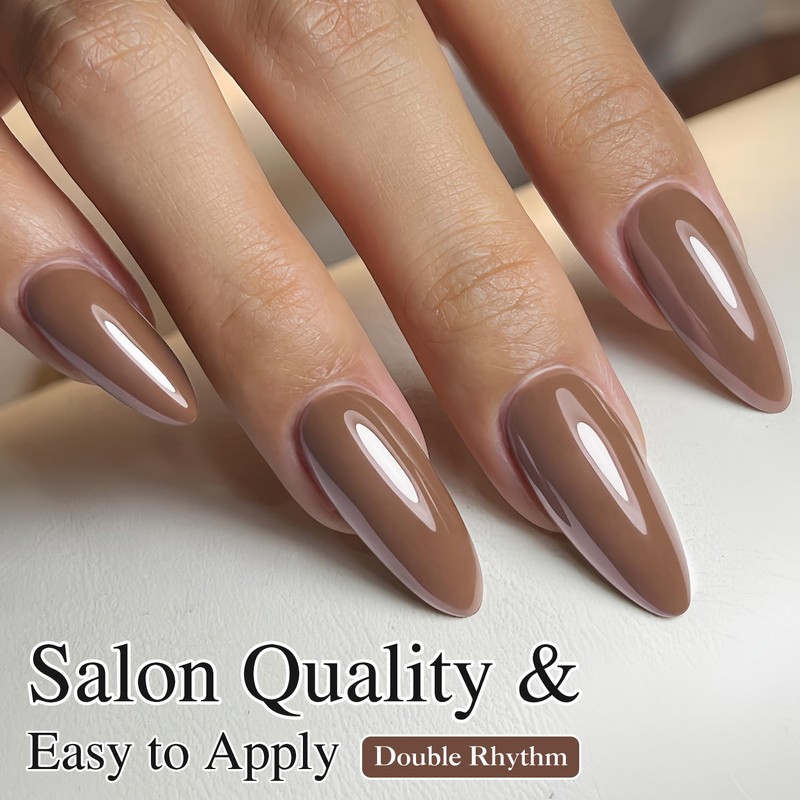 Double Rhythm 15ML Gel Nail Polish Pure Sheer Same Color