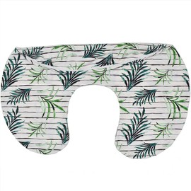 YOUTHINK Baby Pillow Case Soft Breathable Flexible U-Shaped Nursing Pillow Protective Cover Breastfeeding Pillow Cover Easy to Clean (ON)