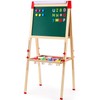 VEVOR Art Easel for Kids, 3-in-1 Wooden Double-Sided Kid's Art