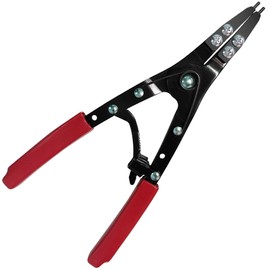 Snap Ring Pliers, 38700 External Heavy Duty Circlip Plier Rigid Automotive Tools Compatible with 2007 and Newer Ford Pickups Anti-slip Snap-ring Installation Removal Kit with Ratchet Locking Design