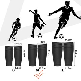 Pyroclasia Football Socks Shin Pad Holder Football Shin Pads Socks Stocking Cover Sleeve Socks Holder with Optimised Insert Pocket Equipment for Teenagers