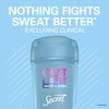 Secret Antiperspirant Deodorant Women, Unscented Clear Gel, Outlast, 3.4 oz