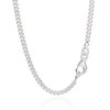 NKlaus 925 Sterling Silver Curb Chain Byzantine Chain 2.40 mm
