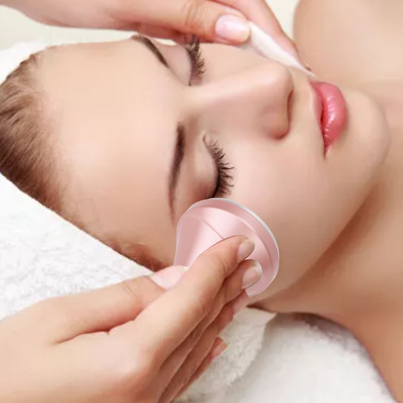 Cooling Beauty Facial Massager Pain Reduce Pore Tighten Portable Cold