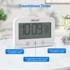 TiooDre Bathroom Clock, LCD Digital Shower Alarm Clock, Waterproof Bathroom