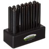 Pittsburgh 28-Piece Transfer Punch Set, Black, Modern, Professional