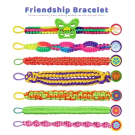 NIUBER Friendship Bracelet Kit for Girls 8-12,DlY Friendship Bracelet Making Kits for 6 7 8 9 10 11 12 Year Old Girls,Birthday Christmas Holiday Gifts Ideas for Kids Aged 6+(169PCS, Purple)