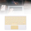 Bluetooth Keyboard Touchpad Round Keycap with Ergonomic Design Stable Connection
