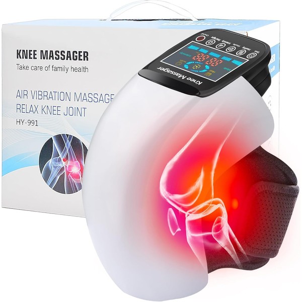 Knee Massager, Knee Heat Pads for Pain Relief, Infrared Wearable