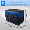 FASTECH 20 Inch Bottom Tools Bag With Wide Mouth For
