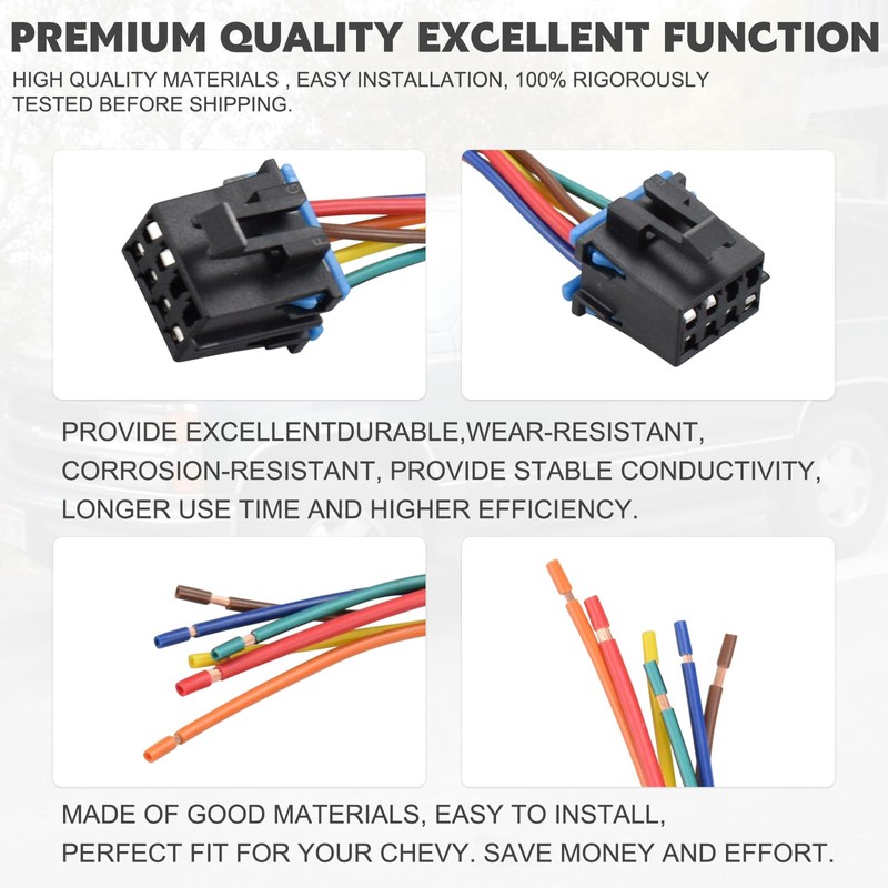 AC Heater Climate Fan Speed Control Connector Wire Harness for