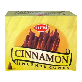 Cinnamon Incense Cones and Cone Incense Burner Bundle Insence Insense Hem Incense