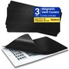 Seatern Magnetic Vent Covers, Extra Strong Magnets, Black 5.5" x