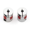 Befenybay 2pcs 5 mm to 5 mm Aluminium Plum Flexible