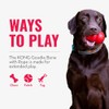 KONG Goodie Bone with Rope Dog Toy, Rojo, XS