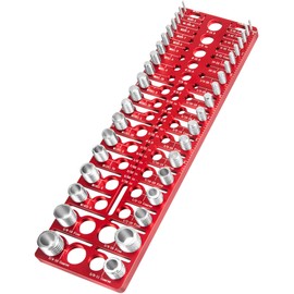 57 Nut and Bolt Thread Checker - Thread Checker Standard and Metric Bolt and Nut Identifier Gauge 21 Standard & 17 Metric & 19 Drill Gauges Thread Gauge Screw Size and Thread Gauge Inch & Metric