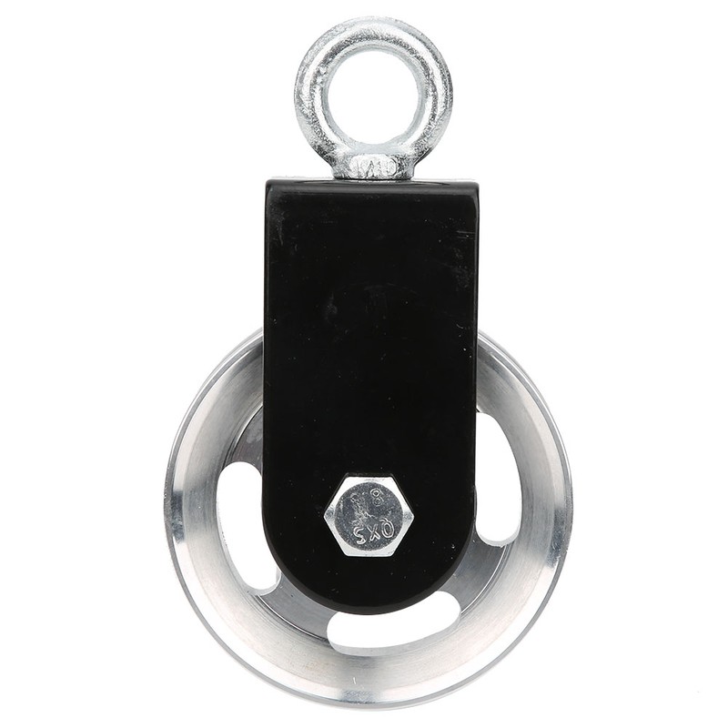 Fitness Equipment Bracket Stainless Steel Pulley Mute Hanging Wheel DIY