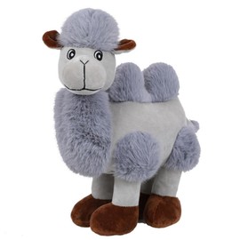 Camel Plush Toy, 13.7”/ 35 cm Cute Camel Stuffed Animal Plushie Doll, Soft Fluffy Like Real Desert Animals Toy Stuffed Camel Plushie Christmas Birthday Gift for Kids (Grey)