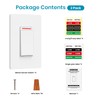 Smart Light Switch Milfra 2.4GHz WiFi Single-Pole 3way 4way Smart