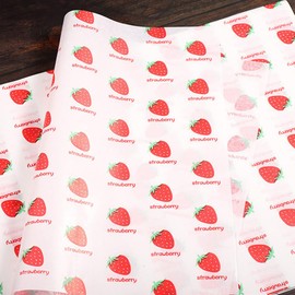 100Pcs Sandwich packaging paper bag Wax Paper Sheets for Food, Basket Liners Food Picnic Paper Sheets Greaseproof Deli Wrapping Sheets, 15 x 11 Inch (strawberry)
