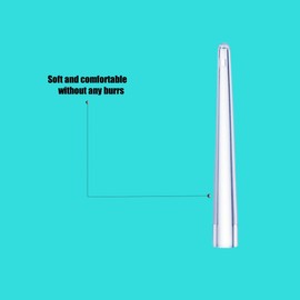 Enema Replacement Nozzle ((Box of 12) - Suitable for Most Enema Bucket, Bag & Bulb Kit, PVC Material Soft and Comfortable No Hangnail