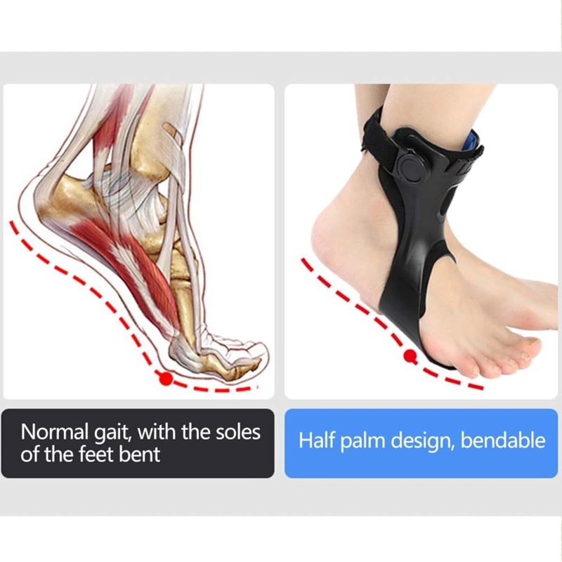 LiftStep Foot Drop AFO Brace,Ortesis Footsdrops Para Caminar, Ortesis Transpirables