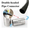 24 mm Straight Hose Fitting Made of Stainless Steel, 2-Way