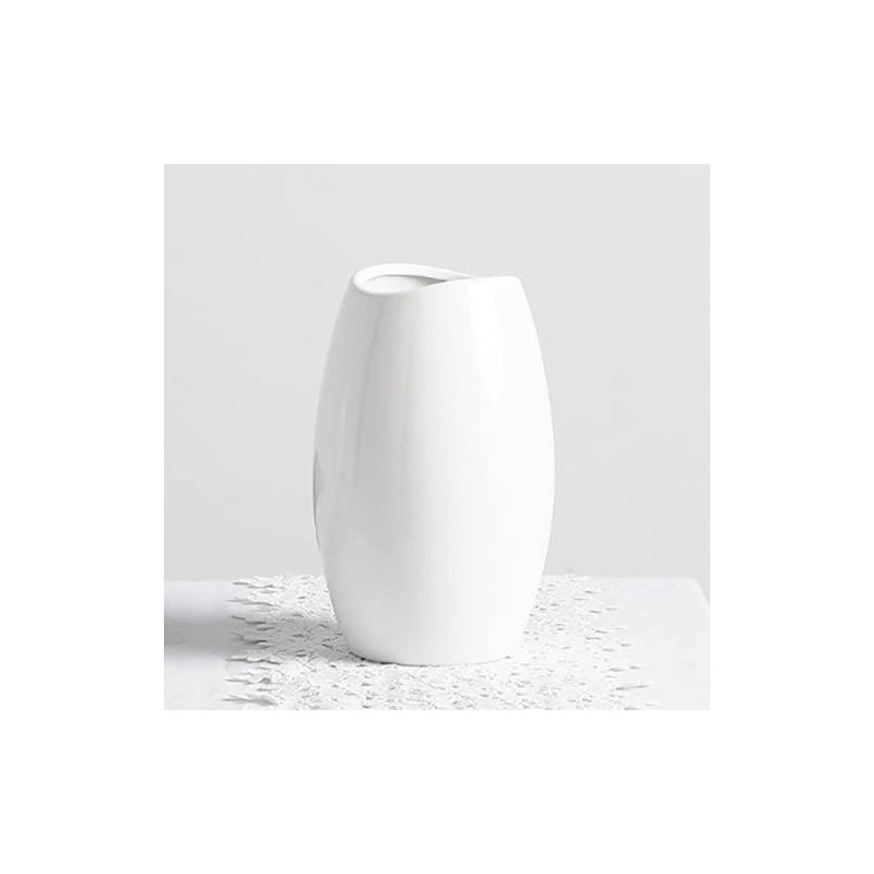 Toyo sakura Fashion Vase, White, Ceramic, Vase, Vase, Vase, Bottle,