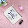 Christian Gifts for Women Faith Jesus Makeup Bag Motivational Saying