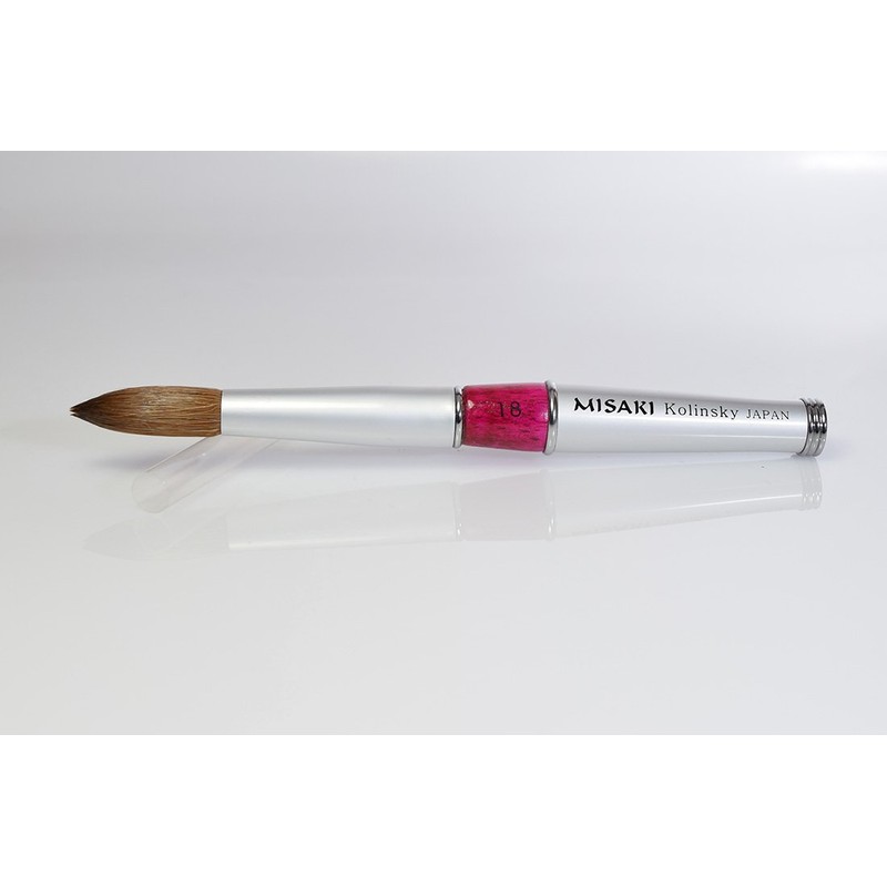 Misaki Kolinsky Acrylic Nail Brush (Size #18 Round)