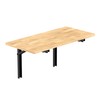 TORACK Heavy Duty Wall Mounted Folding Workbench, Space-Saving Collapsible Wall