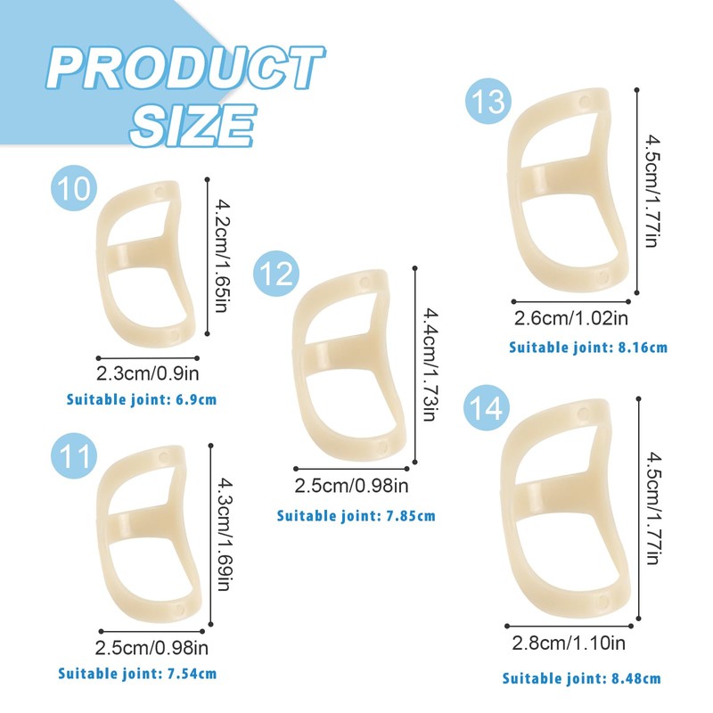 5Pcs Finger Splint, Trigger Finger Splint, Comfortable Trigger Finger Splint,