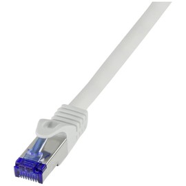 Logilink C6A092S RJ45 CAT 6a S/FTP 10 m Grey 1 Piece