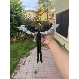 3D Printed 1 Pack Phoenix Animals 14.5” Black Articulated Collectable Toy Gift