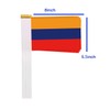 25 Packs Small Armenia Flags on Handheld Stick，Miniature Armenian Flag