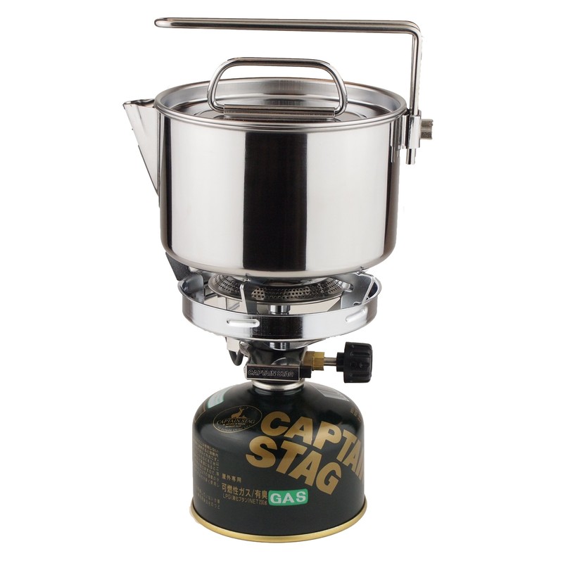 Captain Stag M-7901 Small Gas Burner Stove, For Camping, Piezoelectric