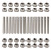 HiSport Exhaust Manifold Studs and Nuts Kit - 16pcs Compatible