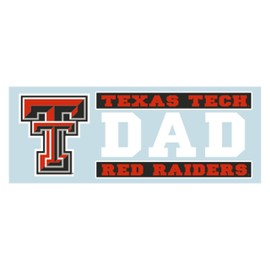Craftique Texas Tech Decal (TT TEXAS TECH DAD DECAL (6''), 6 in)