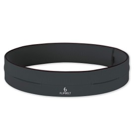 FlipBelt Running Belt, Carbon, Extra Large