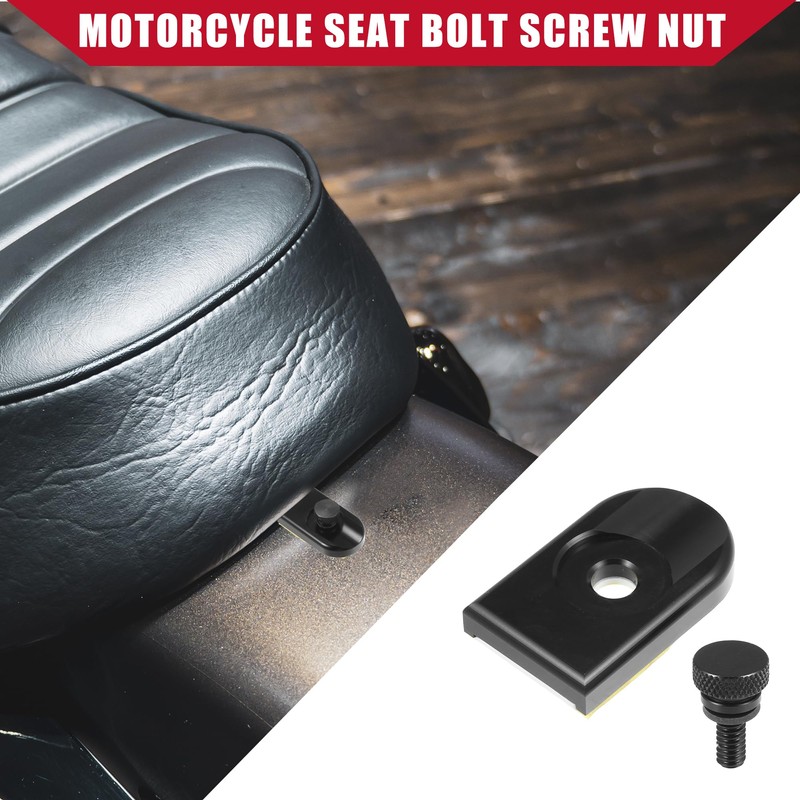 A ABSOPRO Motorcycle Seat Bolt for Harley Davidson / Rear