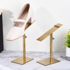 sourcing map Stainless Steel Shoe Display Stand, Pack of 2
