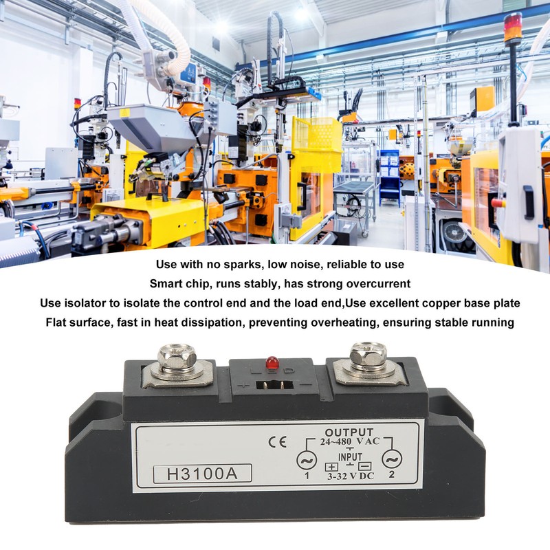 Industrial Solid State Relay Non Contact Low Noise LED Solid