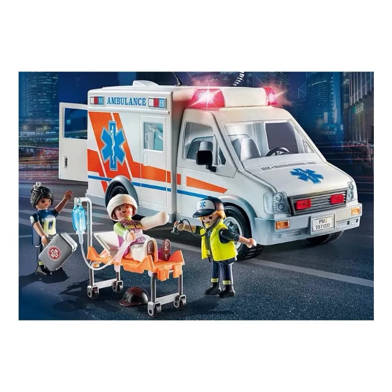 Playmobil Figuras Para Armar Playmobil City Action Ambulancia 63 Piezas