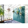 Mkono Macrame Plant Hangers, 5 Pack Different Tiers Indoor Hanging