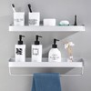 Bathroom Shelf Wall Mount Space Aluminium Shower Single Layer Shelf