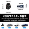 Augeny 50PCS T5 Led Lights for Car Dashboard, 3030-3SMD High