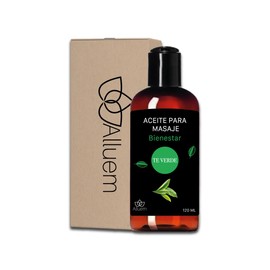 Alluem Aceite Para Masajes Té Verde Bienestar Grado Terapéutico